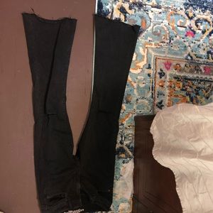 American Eagle artist flare jeans black